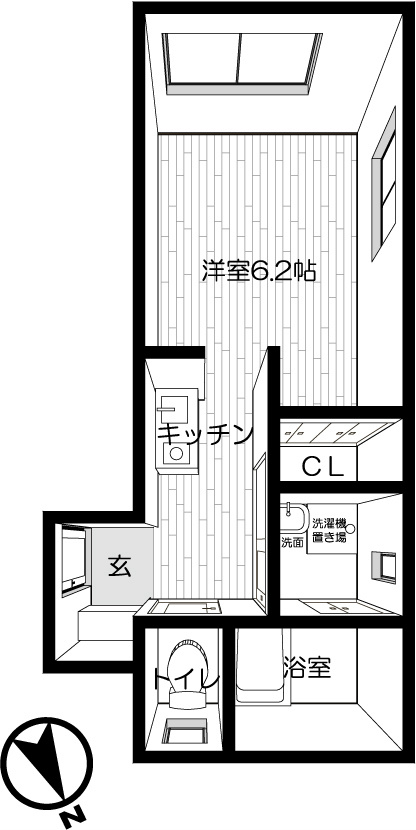 グラシア 間取り図