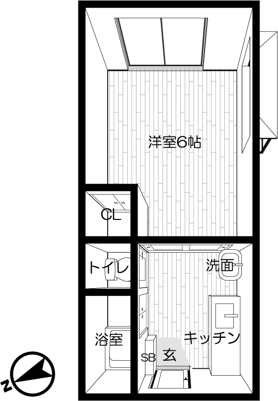 ときわ荘 間取り図