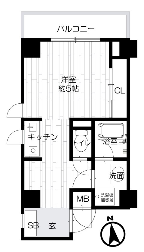 カーサフェリズ 501号室 間取り