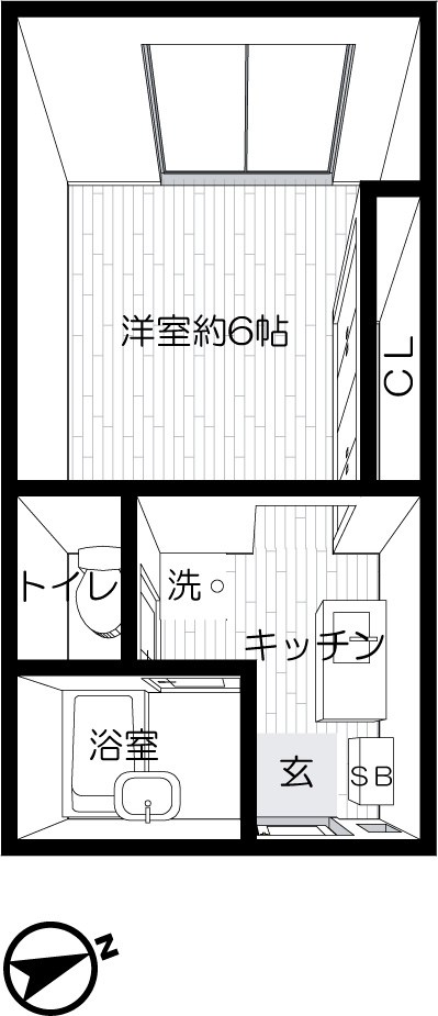 グリーンハイツ 間取り図