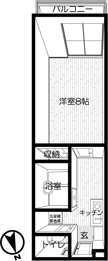 めぞん　すず 間取り図