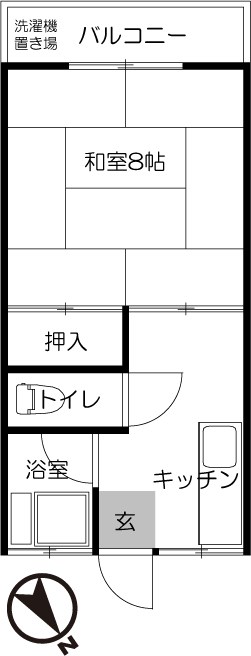 本橋荘 間取り図
