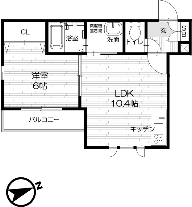 メープルハウス尾山台 間取り図