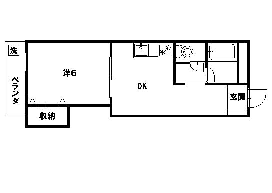 クヒオハイツ 間取り