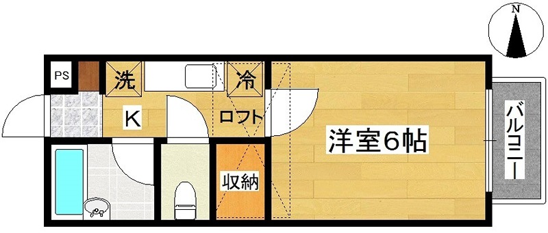Frontier741 間取り