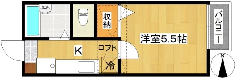 ジュンハイツ大和Ⅲ 間取り