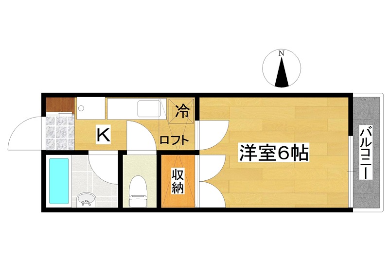 サンプラザ大和Ⅰ 間取り