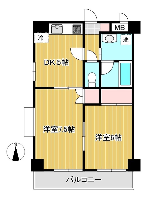 Brio　Teracce南仙台Ⅱ 間取り