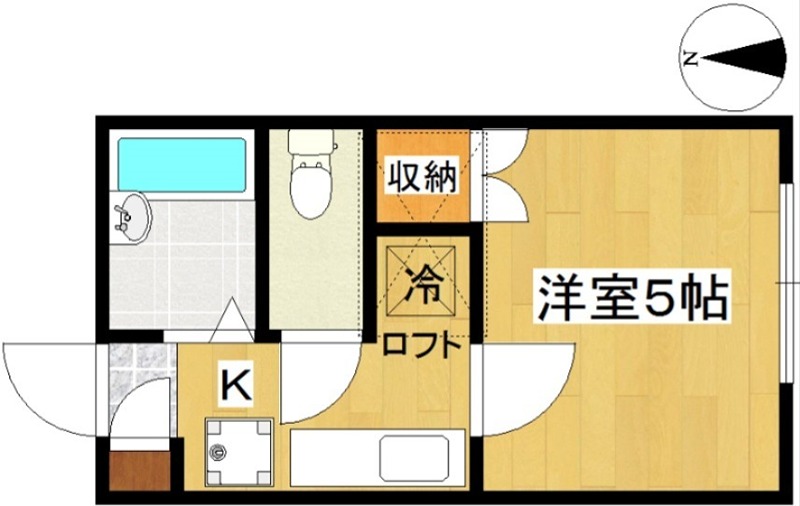 コーポ向山 間取り