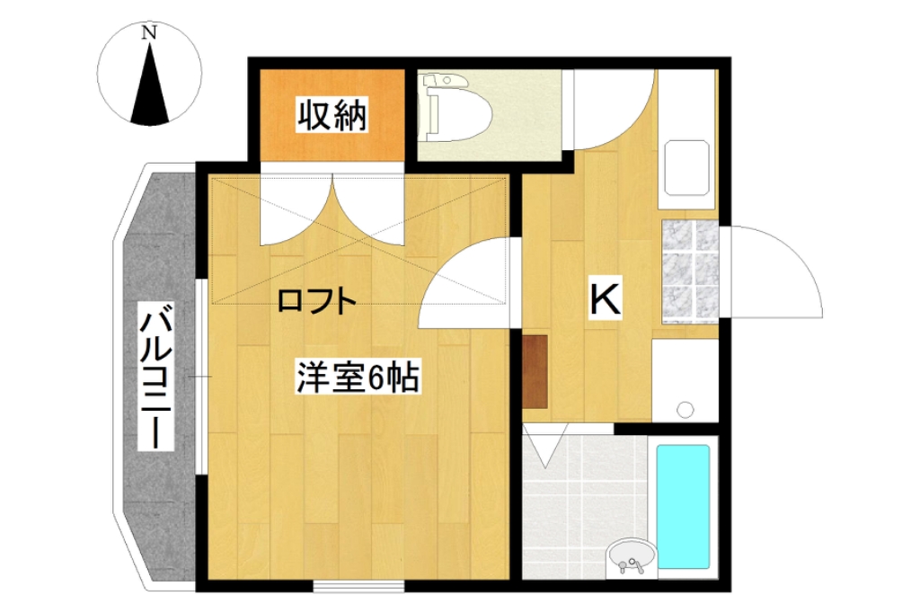 MAPLE RESIDENCE 間取り