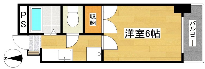 コーポミギワ 間取り