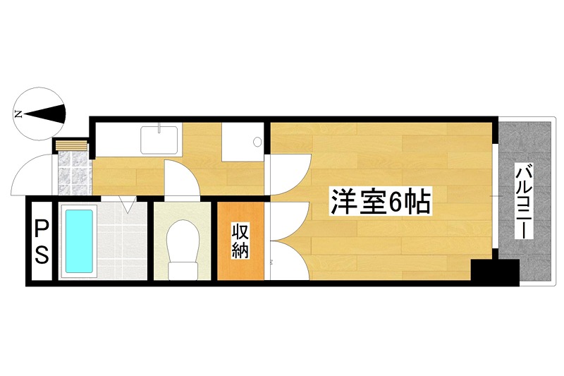 コーポミギワ 間取り