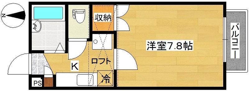 メゾン長命ヶ丘 間取り
