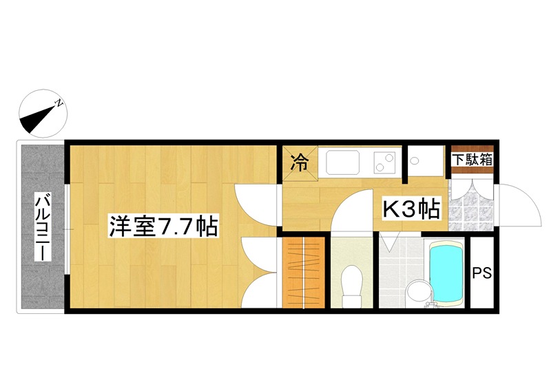 サンメゾン土樋 間取り