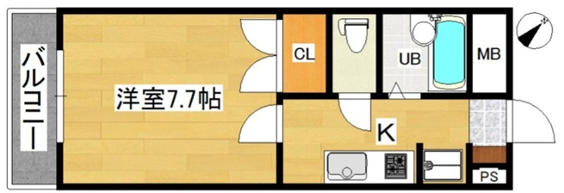 サンメゾン土樋 間取り