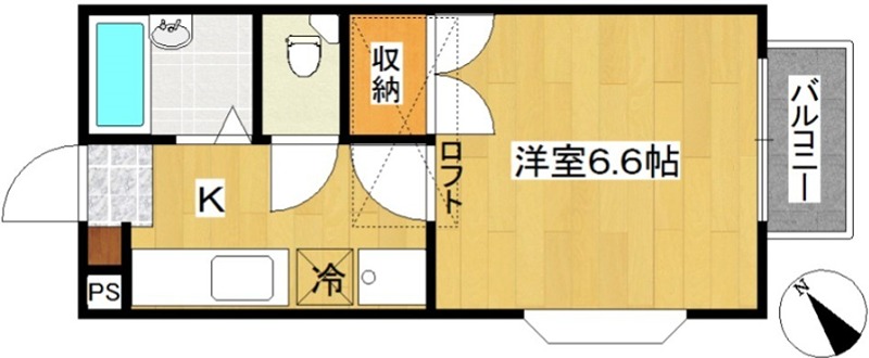 ウィングハイツ堤町 間取り
