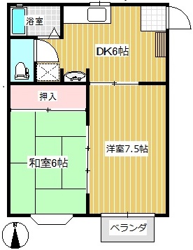 クローバーハウスC 間取り