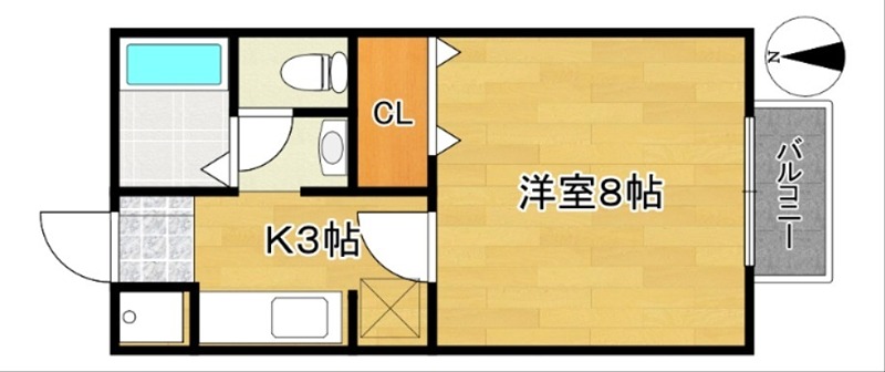 シェロスY・K中倉 間取り