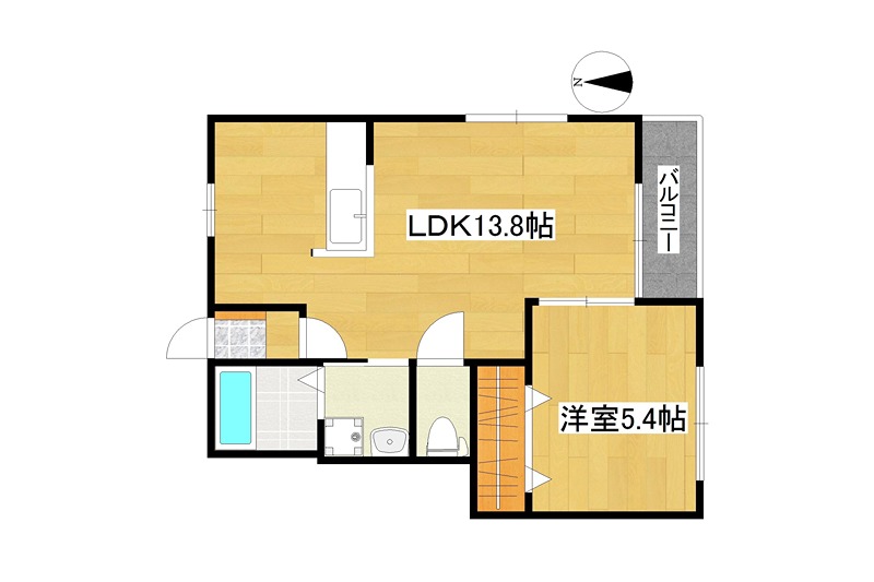 RetreatO（リトリート　オー） 間取り