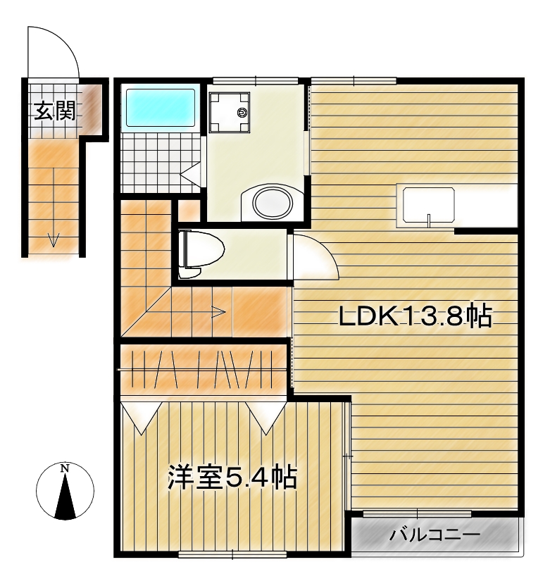 RetreatO（リトリート　オー） 間取り