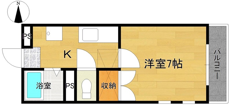 エヌズシャトーカスミ 間取り