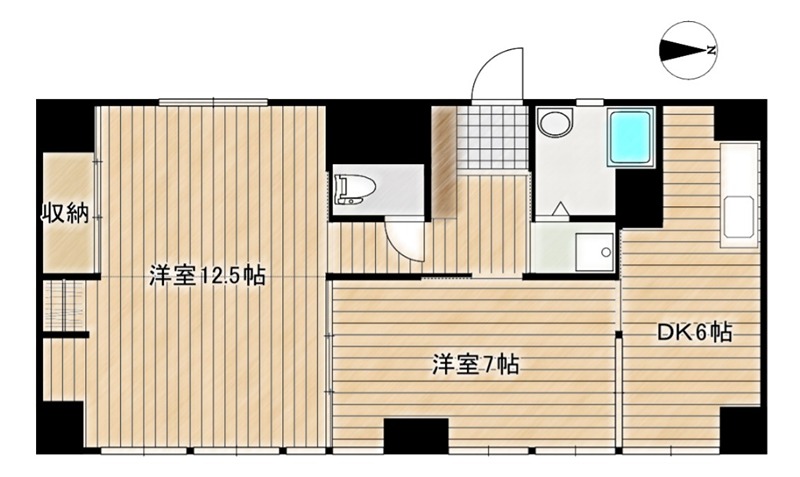 横山ハイツ 間取り