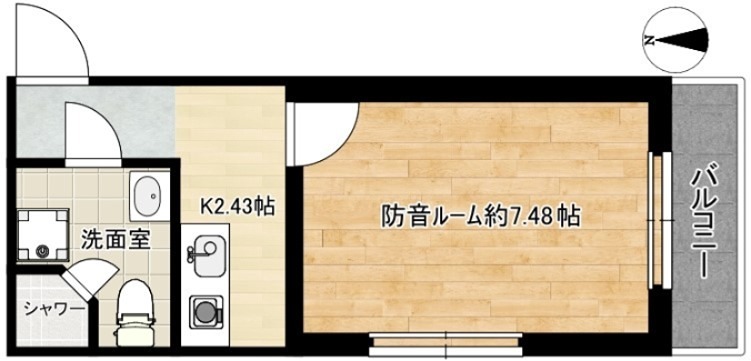 ROOMS（防音ルーム） 間取り