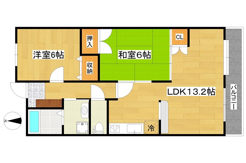サンワクストリー大和 間取り