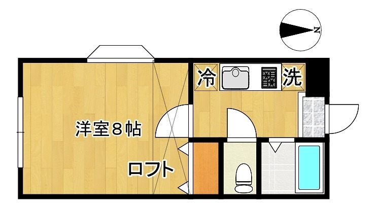 オルセーヌ旭ヶ丘 間取り