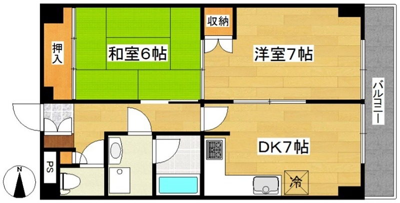 宮城県仙台市宮城野区福田町南１丁目 間取り