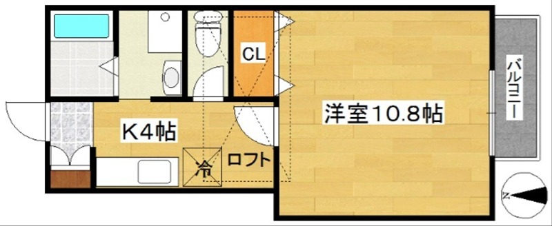 宮城県仙台市若林区六丁の目北町 間取り