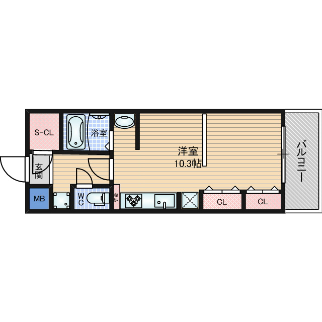 ＫＤＸ堺筋本町レジデンス 間取り