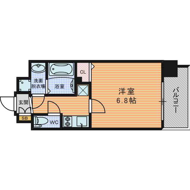 アドバンス東梅田アクシス 間取り