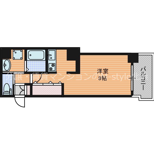 アヴェニール天神橋 間取り