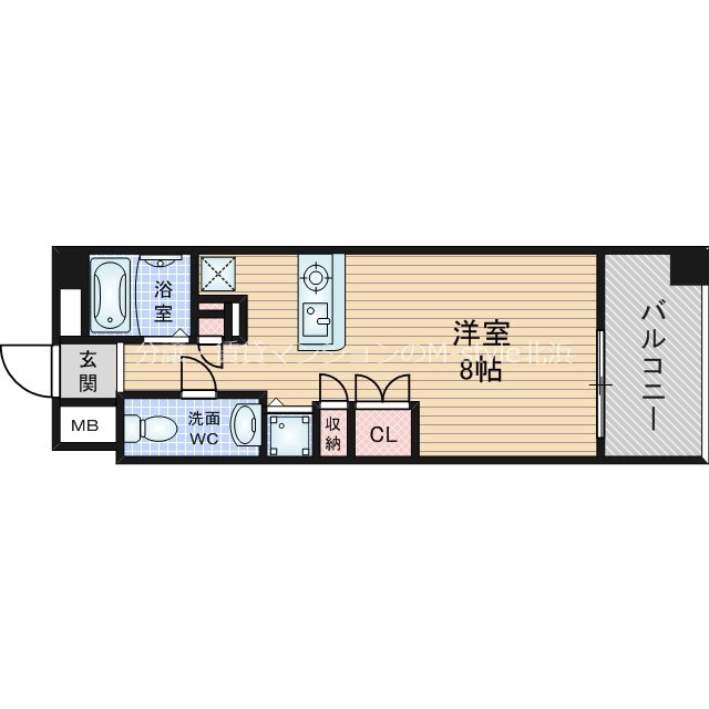 エスリード御堂筋梅田 間取り