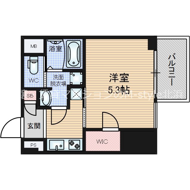 フォーリアライズ昭和南通Ⅰ 間取り