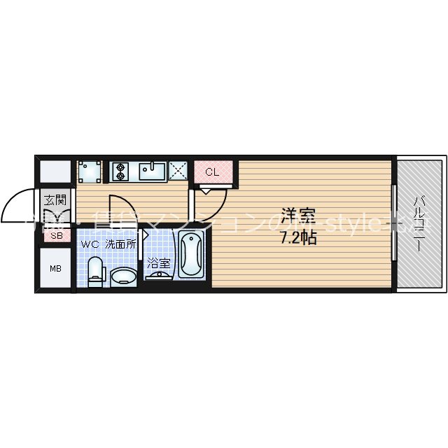 エグゼ大阪DOME CITYグレイス 間取り