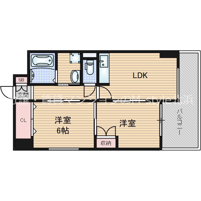 リアライズ中之島 間取り