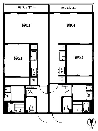 Clair（クレール）奥沢 ３０２号室 間取り