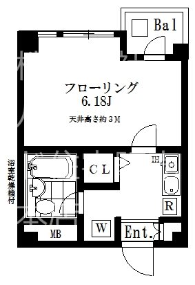 グリフィンハウス 201号室 間取り