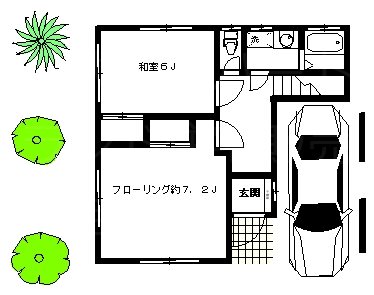 イトウ邸一戸建貸家 間取り