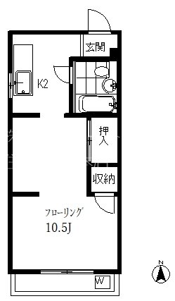 田中ビル 303号室 間取り