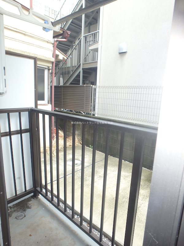 東向きバルコニー レジース奥沢 ベランダ