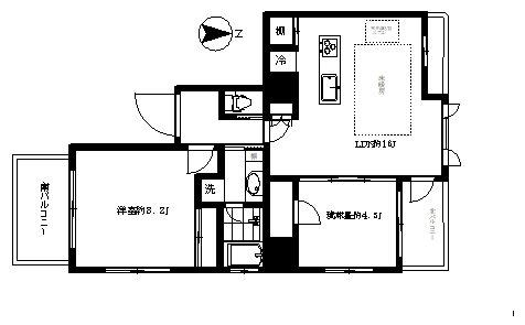 けやきガーデン奥沢 間取り