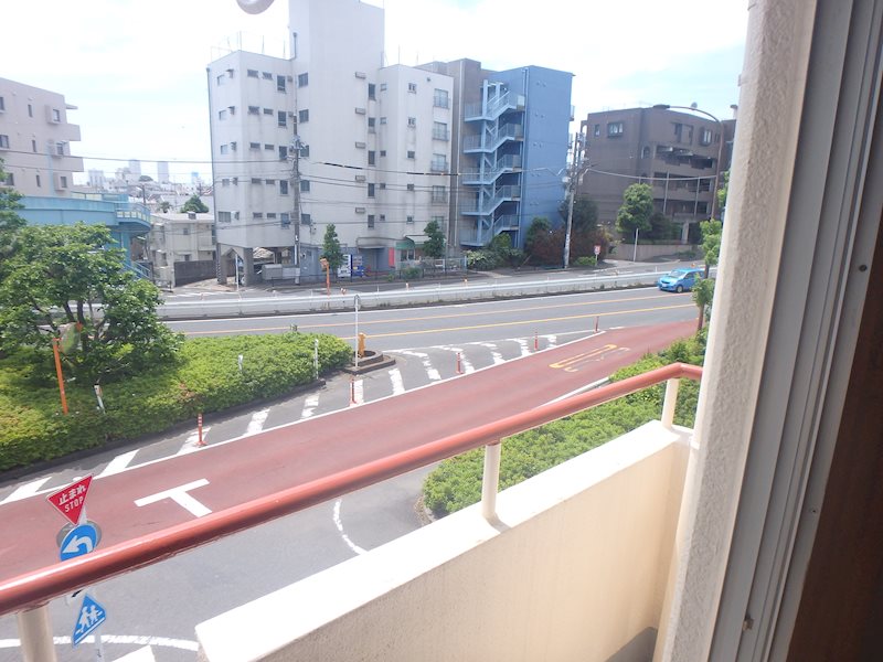 スカイハイツ奥沢 ベランダ