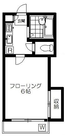 RGMハイツ  １０３号室 間取り