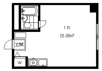 PFポイント  402号室 間取り