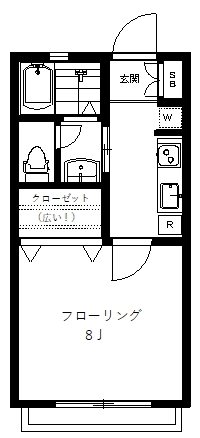 グリーンハウスおくさわ   203号室 間取り
