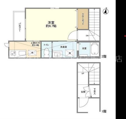 ヴィクトワール 202号室 間取り