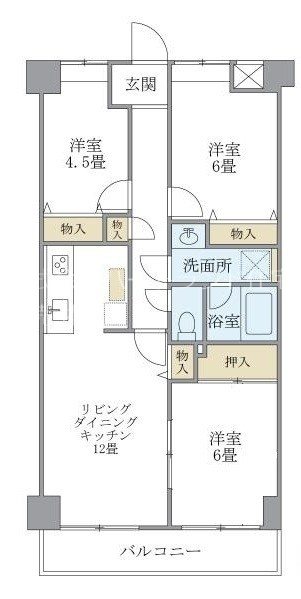 KDXレジンス田園調布 403号室 間取り